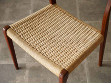 画像をギャラリービューアに読み込む, Niels O. Møller(ニールスO.モラー)モデル71ダイニングチェアの座面(ペーパーコード)