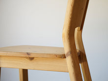 画像をギャラリービューアに読み込む, 北欧のダイニングチェアの背もたれの角度