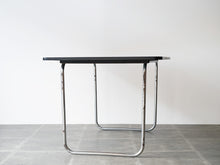 画像をギャラリービューアに読み込む, Fritz Hansen フリッツハンセンの1930年製ビンテージ黒テーブルの側面