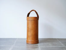 画像をギャラリービューアに読み込む, おしゃれな傘立て ビンテージ雑貨 傘スタンド レザー 革の傘入れ デンマークデザイン