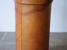 画像をギャラリービューアに読み込む, おしゃれな傘立て ビンテージ雑貨 傘スタンド レザー デンマークデザインの革の傘入れ 経年したレザー