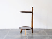 画像をギャラリービューアに読み込む, 北欧シェルフ マホガニーのサイドテーブル