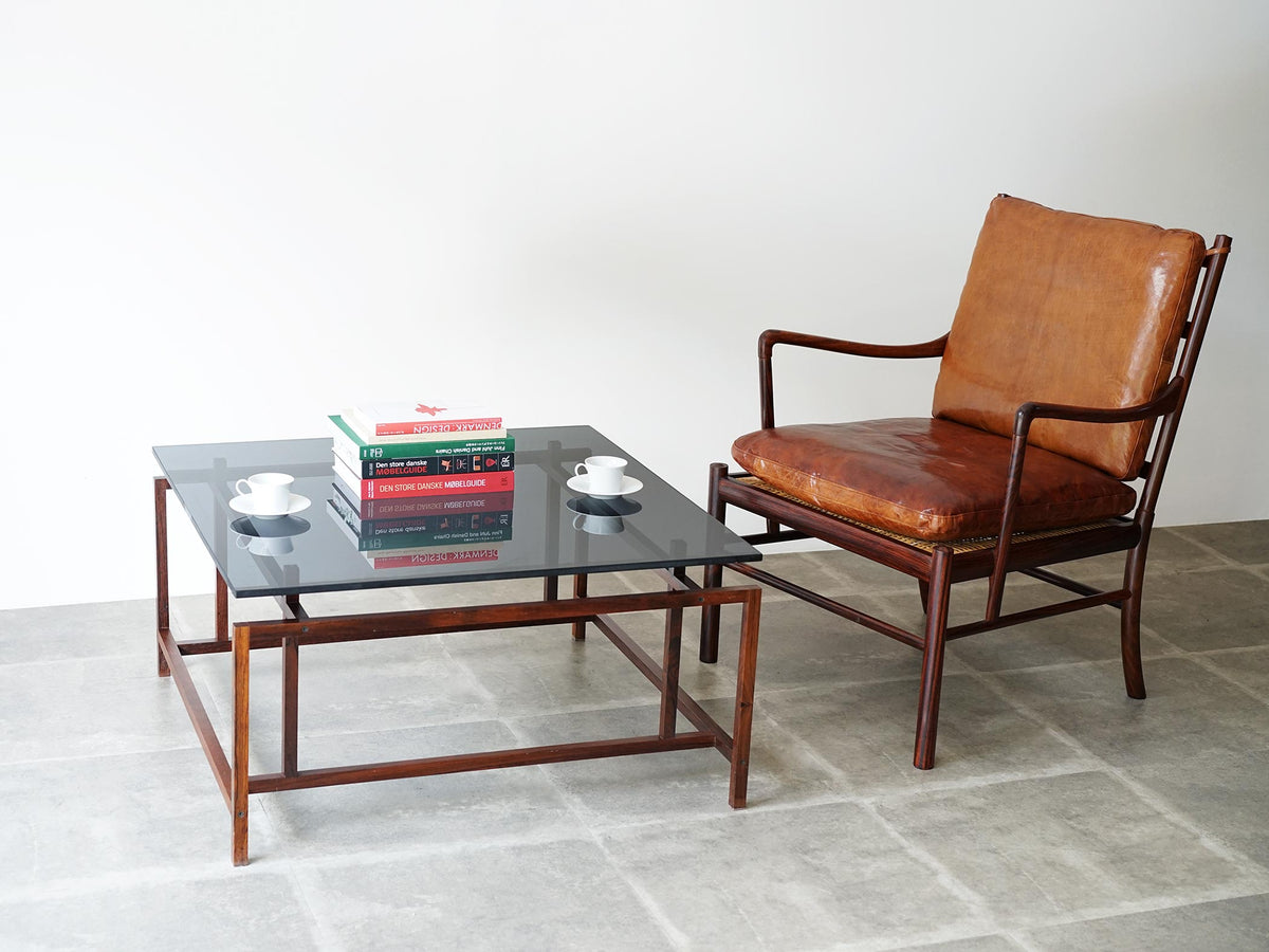 Henning Nørgaar 正方形のコーヒーテーブル ローズウッド使用