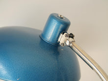 画像をギャラリービューアに読み込む, ハンガリーデザイン 青いテーブルランプ バウハウスデザイン家具 Marianne Brandt マリアンネブラントの照明 シェード頭部
