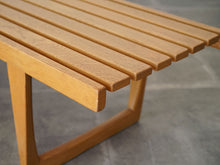 画像をギャラリービューアに読み込む, Yngvar Sandström Tokyo illumsBolighus 北欧デザインの木のベンチの角