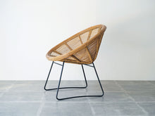 画像をギャラリービューアに読み込む, ラタン(籐)のヴィンテージチェアのスタイル