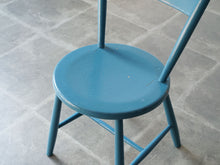 画像をギャラリービューアに読み込む, Børge Mogensen(ボーエ・モーエンセン)のFDB用青いダイニングチェアの座面