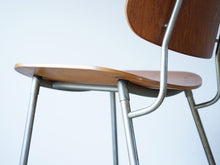 画像をギャラリービューアに読み込む, Børge Mogensen(ボーエ・モーエンセン)Søborg Armchair 肘掛け付きソボーチェアのクロムスチールのフレーム 曲線