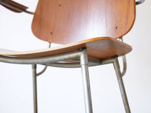 画像をギャラリービューアに読み込む, Børge Mogensen(ボーエ・モーエンセン)Søborg Armchair 肘掛け付きソボーチェアのクロムスチールのフレーム