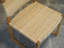 画像をギャラリービューアに読み込む, Børge Mogensen Model BM61 ボーエモーエンセンの籐のダイニングチェアBM61の座面 張り替え済