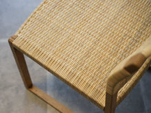 画像をギャラリービューアに読み込む, Børge Mogensen Model BM61 ボーエモーエンセンの籐のダイニングチェアBM61の座面 張り替え済