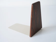 画像をギャラリービューアに読み込む, Kai Kristiansen Trapezium shaped Bookend カイクリスチャンセンのローズウッドのブックエンド 欠けあり