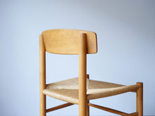 画像をギャラリービューアに読み込む, Børge Mogensen モーエンセン チェアJ39 オーク 椅子の背面