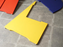 画像をギャラリービューアに読み込む, Torben Skov chair 北欧デザインのデザイナーズチェア 黄色い縦の板