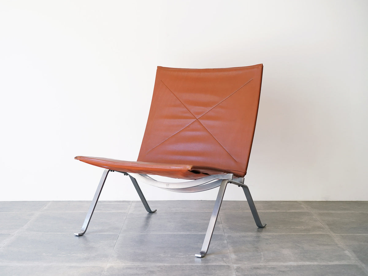 Poul Kjaerholm PK22 ラウンジチェア　ポール・ケアホルム Poul Kjærholm（ポール・ケアホルム）PK22 チェア ブラウンレザー EKC