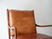 画像をギャラリービューアに読み込む, Ole Wanscher(オーレヴァンシャー)のPJ149 Colonialコロニアルチェアの背もたれにナイジャーレザーのクッション
