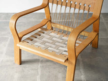 画像をギャラリービューアに読み込む, Hans J Wegner GE671 ハンスJウェグナーのゲタマ製イージチェアの座面のベルト
