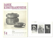 画像をギャラリービューアに読み込む, DANSK-KUNST-HAANDVAERK_1954年7-8月表紙とp116