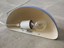 画像をギャラリービューアに読み込む, Danish design Blue wall lamp
