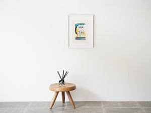 パブロ・ピカソのセリグラフ 幸せの味No17 Pablo Picasso Le Gout du Bonheur #17 ピカソとシャルロットペリアンのスツール