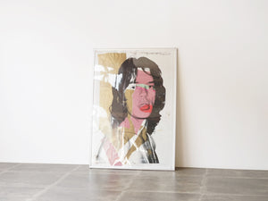 Andy Warhol アンディ・ウォーホル Mick Jagger ミック・ジャガーのポスター 現代アート インテリアアート アートポスター 