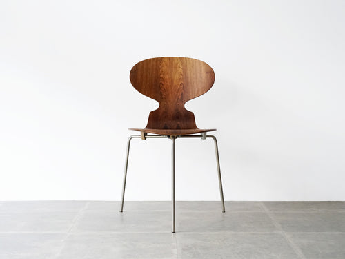 アルネヤコブセン アントチェア 3本脚 ビンテージ ローズウッド ありんこチェア Arne Jacobsen Model 3100 Ant chair ヤコブセンのダイニングチェア