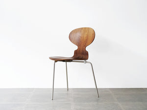 アルネヤコブセン アントチェア 3本脚 ビンテージ ローズウッド ありんこチェア Arne Jacobsen Model 3100 Ant chair ヤコブセンのダイニングチェア