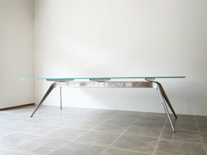 Todd Bracher Table with top of glass