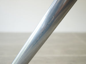 Todd Bracher Fritz Hansen T-No.1 glass tableトッド・ブレイチャー フリッツハンセン製 大きなガラステーブル 会議テーブルおしゃれ デザイナーズテーブル 10人用 スチールのフレームの脚先にFritz Hansenの刻印