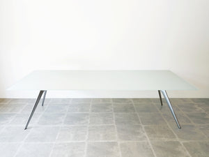 Todd Bracher Fritz Hansen T-No.1 glass tableトッド・ブレイチャー フリッツハンセン製 大きなガラステーブル 会議テーブルおしゃれ デザイナーズテーブル 10人用 ガラス天板