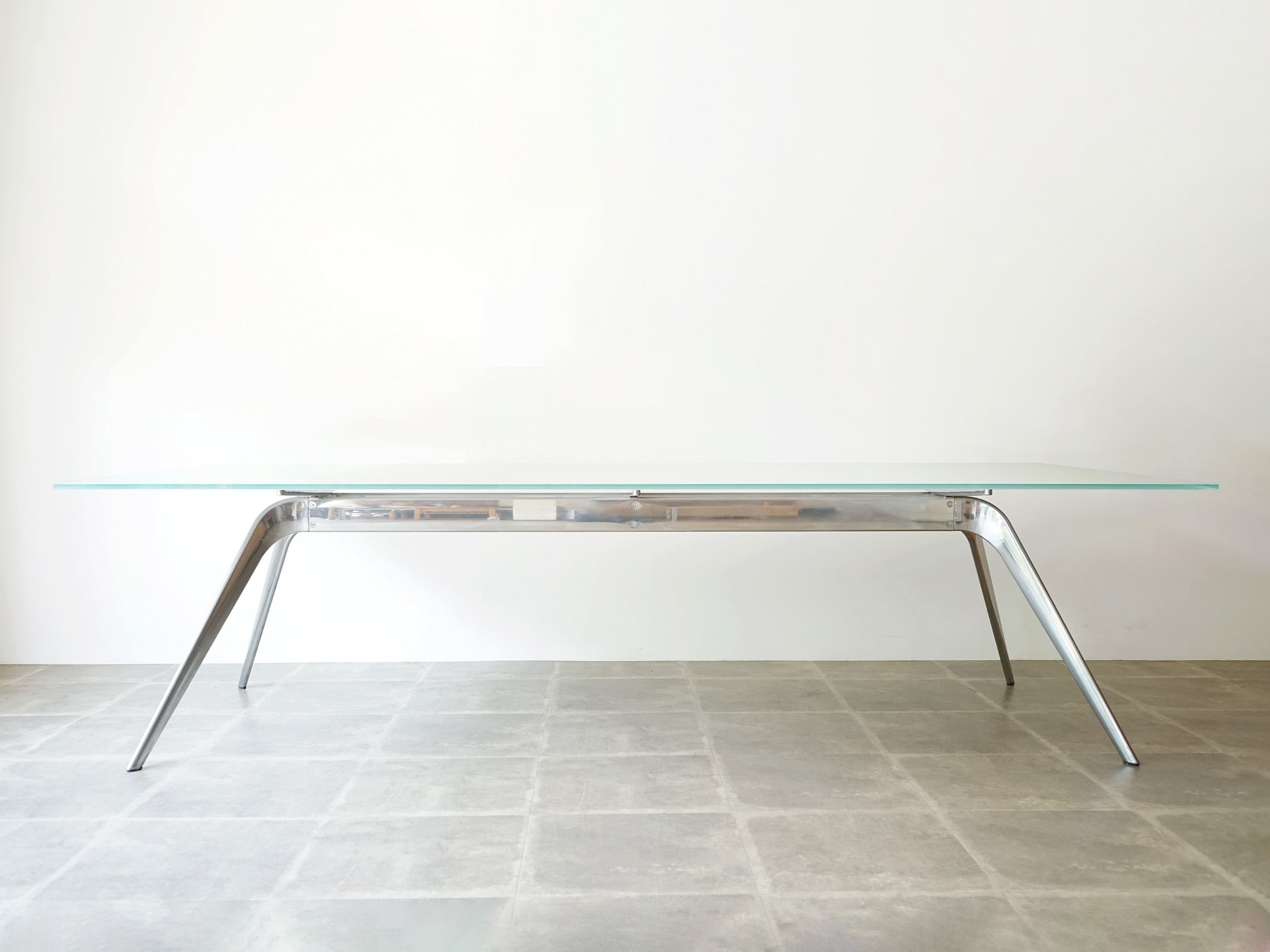 Todd Bracher Table with top of glass
