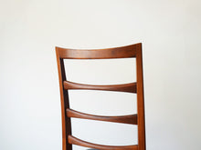画像をギャラリービューアに読み込む, Niels Koefoed Koefoeds Mobelfabrik Lis ニールス コフォード リス ローズウッドと ダイニングチェアの背面
