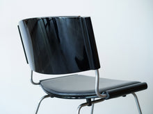 画像をギャラリービューアに読み込む, Nanna Jørgen Ditzel(ナナ&amp;ヨルゲン・ディッツェル)Badminton Chair バドミントンチェア モデル150 椅子の背面　黒い椅子
