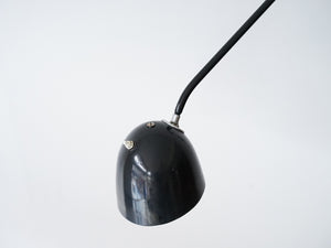 デンマークデザインの黒いウォールランプDanish design Adjustable wall lamp of black 壁付け照明 北欧ビンテージ アームの調節可能 ランプの背面