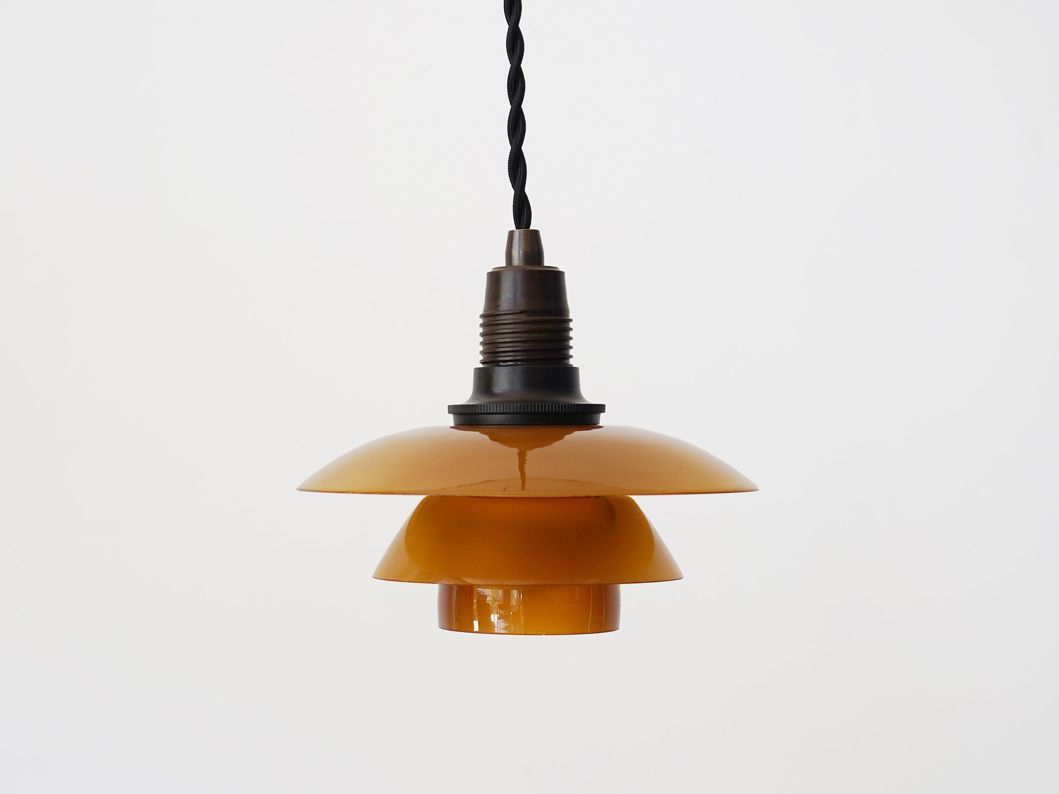 Poul Henningsen ポール・ヘニングセン PH1/1ペンダントランプ 琥珀