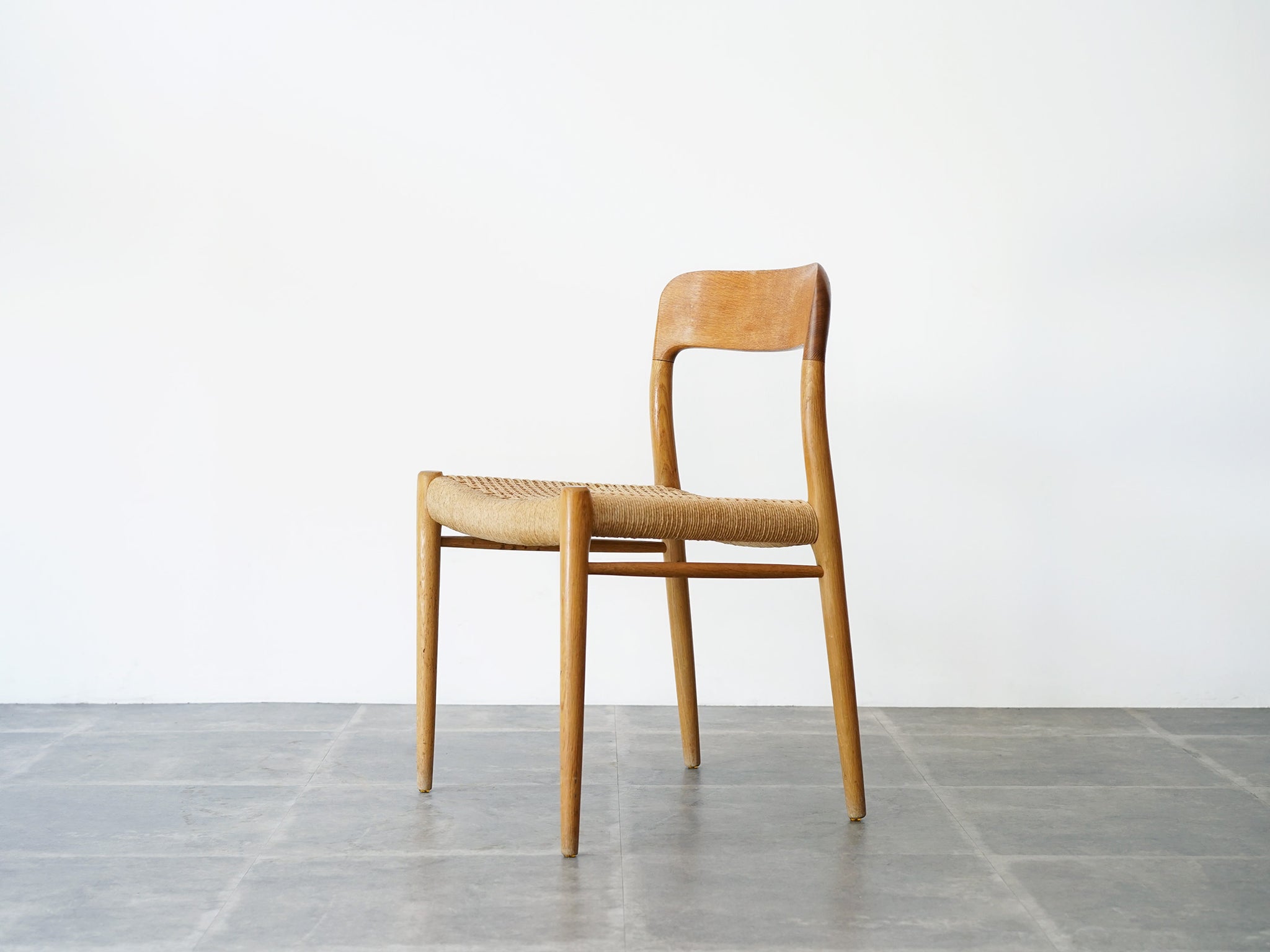 Niels O. Møller Model 75 Chair オーク/5番JLMølle - ダイニングチェア