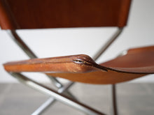 画像をギャラリービューアに読み込む, Erik Magnussen Z down Engelbrechts製 Folding Chair エリックマグヌッセン フォールディングチェア 北欧ヴィンテージ 折畳式椅子 座面の縁
