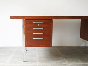 Hans J Wegner Johannes Hansen ハンスjウェグナーのデスク ヨハネスハンセン製チーク材のデスク 左側の引き出し