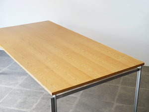 ポール・ケアホルム PK51テーブル デスク EKC製 Poul Kjærholm PK51 table desk ケアホルムのワークテーブルのアッシュ材の天板
