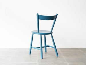 ボーエ・モーエンセン 青い椅子 北欧ビンテージ ダイニングチェア Børge Mogensen Blue chair モーエンセンの椅子の背面