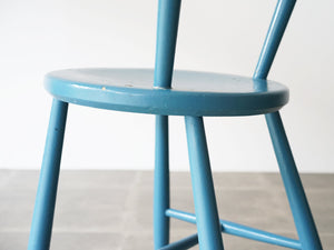 ボーエ・モーエンセン 青い椅子 北欧ビンテージ ダイニングチェア Børge Mogensen Blue chair モーエンセンの椅子の座面と脚