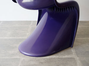 パントンチェア ヴィンテージ ハーマンミラー パープル 廃盤 紫 ヴェルナー・パントン Verner Panton Panton Chair purple herman miller 椅子の脚