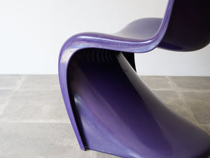 パントンチェア ヴィンテージ ハーマンミラー パープル 廃盤 紫 ヴェルナー・パントン Verner Panton Panton Chair purple herman miller 椅子の脚