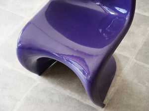 パントンチェア ヴィンテージ ハーマンミラー パープル 廃盤 紫 ヴェルナー・パントン Verner Panton Panton Chair purple herman miller 椅子の座面