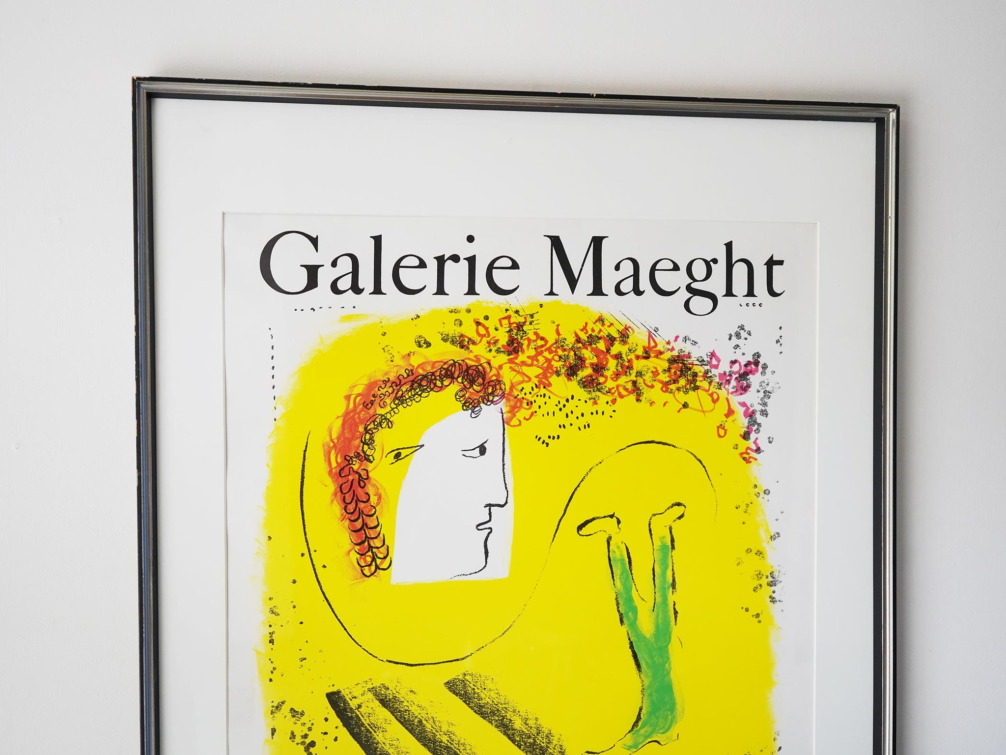 Marc Chagall（マルク・シャガール）「黄色い背景」“The Yellow