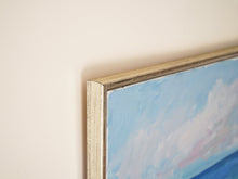画像をギャラリービューアに読み込む, Per Flemming Scenery from Bornholm with ocean view デンマークの海の景色 油絵 インテリアアート フレーム付き
