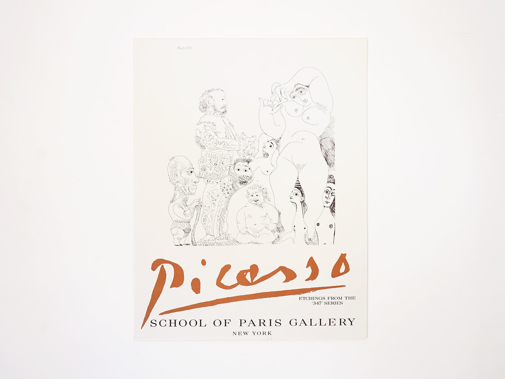 Pablo Picasso（パブロ・ピカソ）エッチングポスター Etchings From