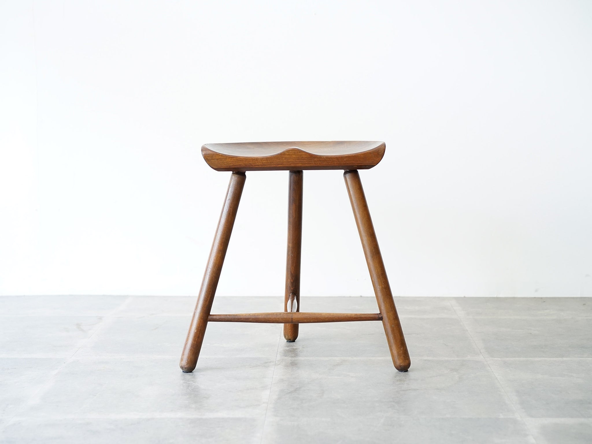 北欧ビンテージスツール 木製スツール ブナ（ビーチ）の椅子 1960年代
