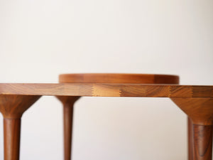 ナナディッツェルの丸テーブル 北欧デザインインテリア センターテーブル Nanna Ditzel Model ND126 Table テーブルの縁