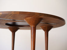 画像をギャラリービューアに読み込む, ナナディッツェルの丸テーブル 北欧デザインインテリア センターテーブル Nanna Ditzel Model ND126 Table テーブルの脚の曲線
